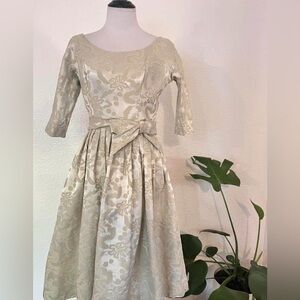 True vintage 1950’s Neiman Marcus dress with bow at the waist